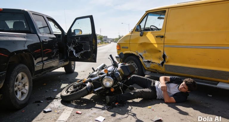 Korban Lakalantas Menunggu Itikad Baik Pemilik Mobil Box
